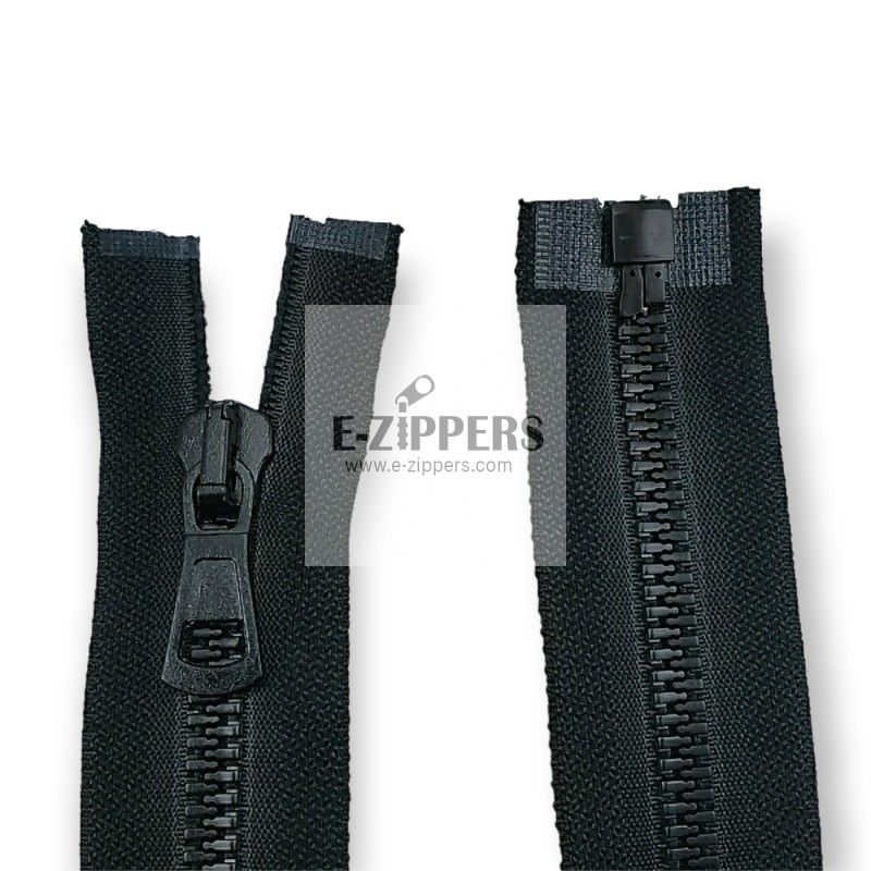 Molded Zipper 70 cm, 27,55 #9 Metal Teeth Imatation Open End - Separe ZPK0070T9MG