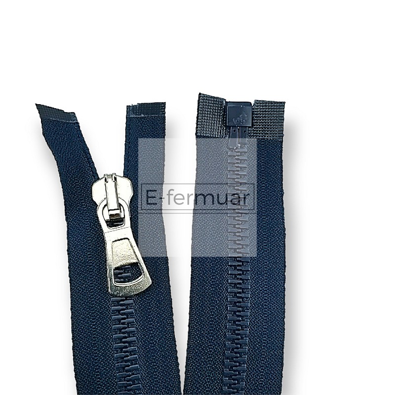 Molded Zipper 70 cm, 27,55 #9 Metal Teeth Imatation Open End - Separe ZPK0070T9MG