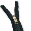 Molded Zipper 90 cm, 35,44 #9 Metal Teeth Imatation Open End - Separe ZPK0090T9MG