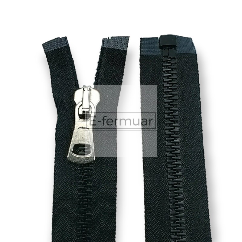 Molded Zipper 90 cm, 35,44 #9 Metal Teeth Imatation Open End - Separe ZPK0090T9MG