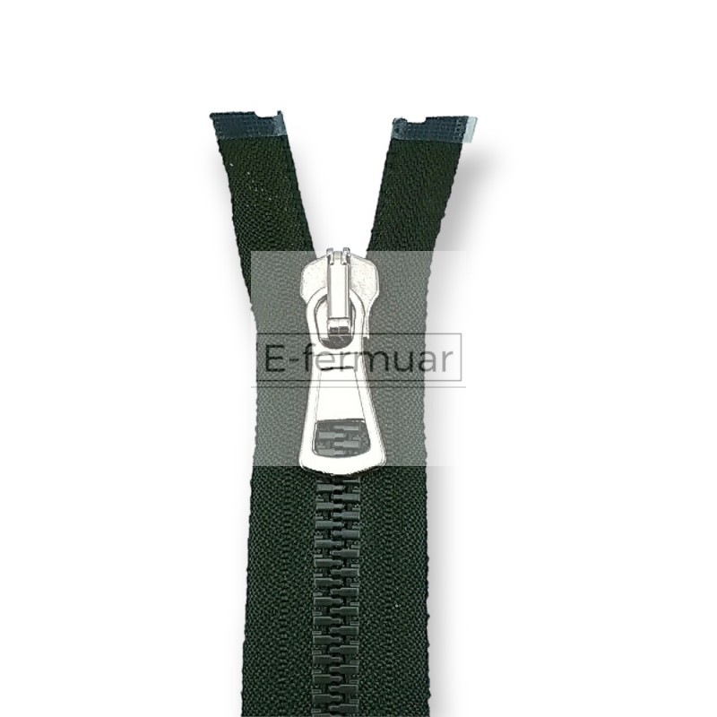 Molded Zipper 90 cm, 35,44 #9 Metal Teeth Imatation Open End - Separe ZPK0090T9MG