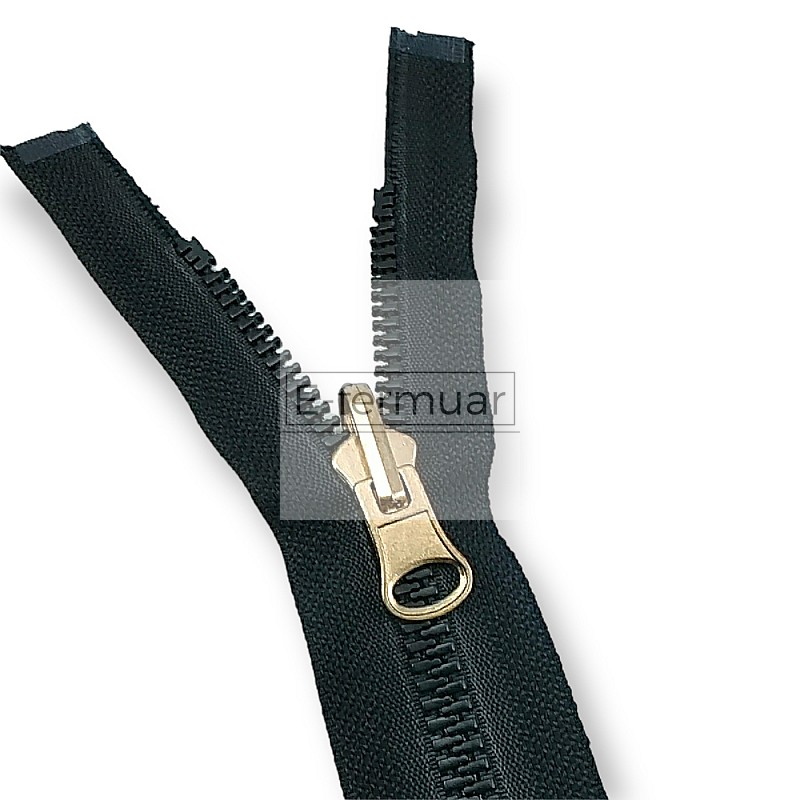 Molded Zipper 95 cm, 37,40 #9 Metal Teeth Imatation Open End - Separe ZPK0095T9MG