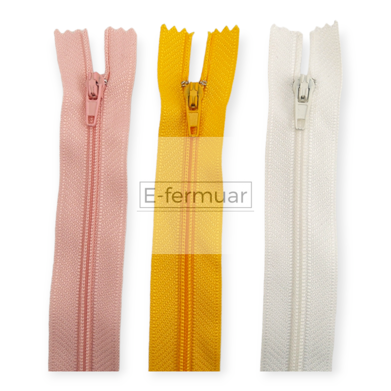 22 cm #3 8,66" Nylon Coil Zipper For Pant and Skirts Close End ZPS0022T5