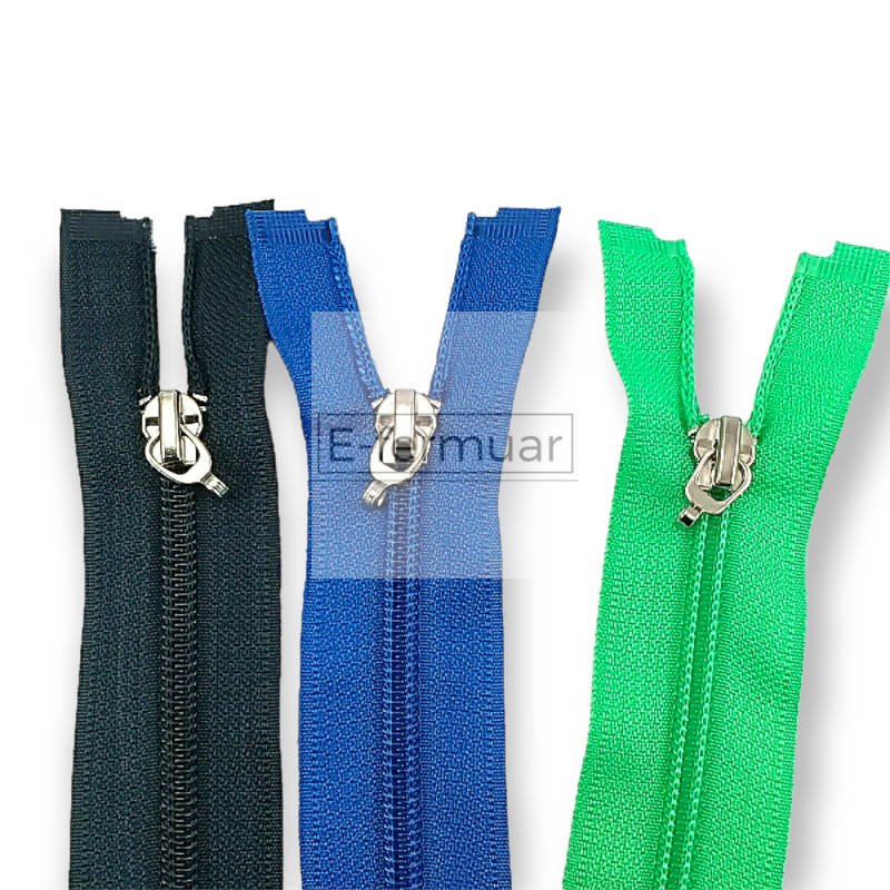 40 cm #5 15,75" Nylon Coil Jacket Zipper Open End - Separating ZPS0040T10