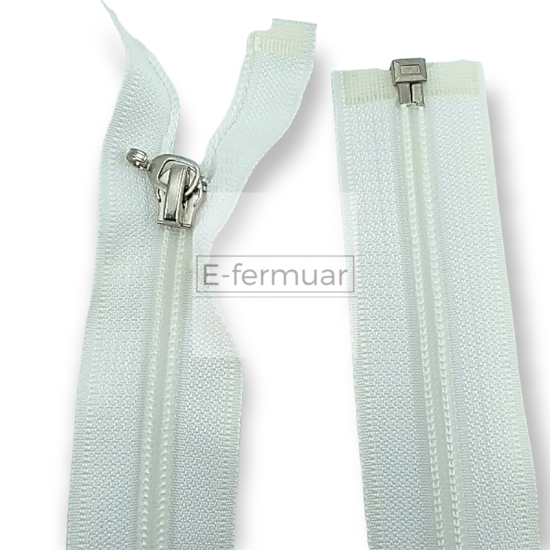 40 cm #5 15,75" Nylon Coil Jacket Zipper Open End - Separating ZPS0040T10