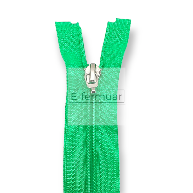 40 cm #5 15,75" Nylon Coil Jacket Zipper Open End - Separating ZPS0040T10