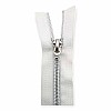 95 cm #5 37,40" Nylon Coil Metallic Teeth Jacket Zipper Open End - Separating ZPSM0095T10