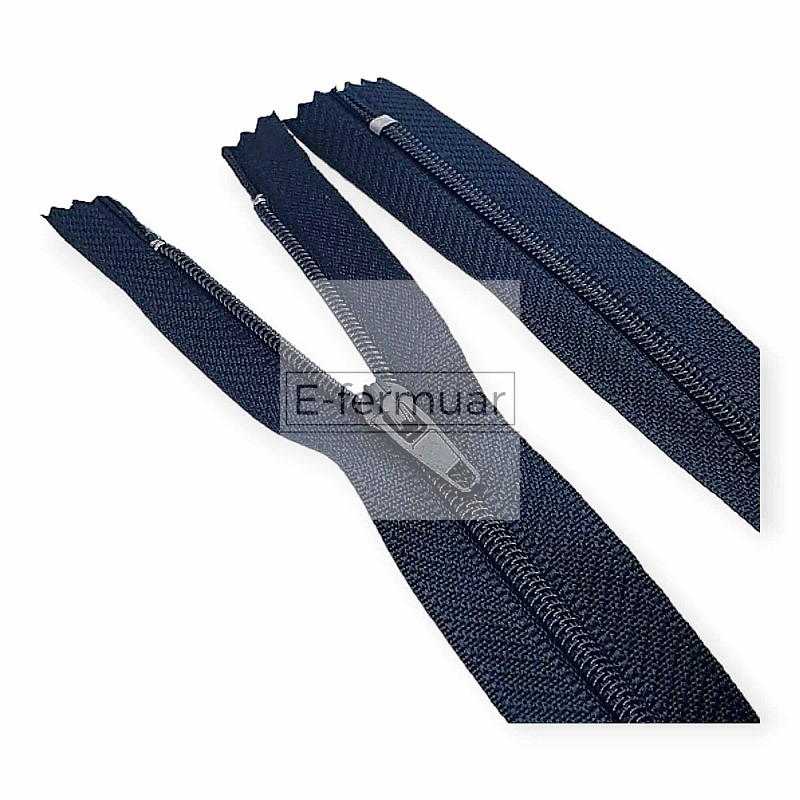 20 cm Trousers and Skirt #3 Dark Blue Nylon Zipper Closed End ZPS0020T5PROMO