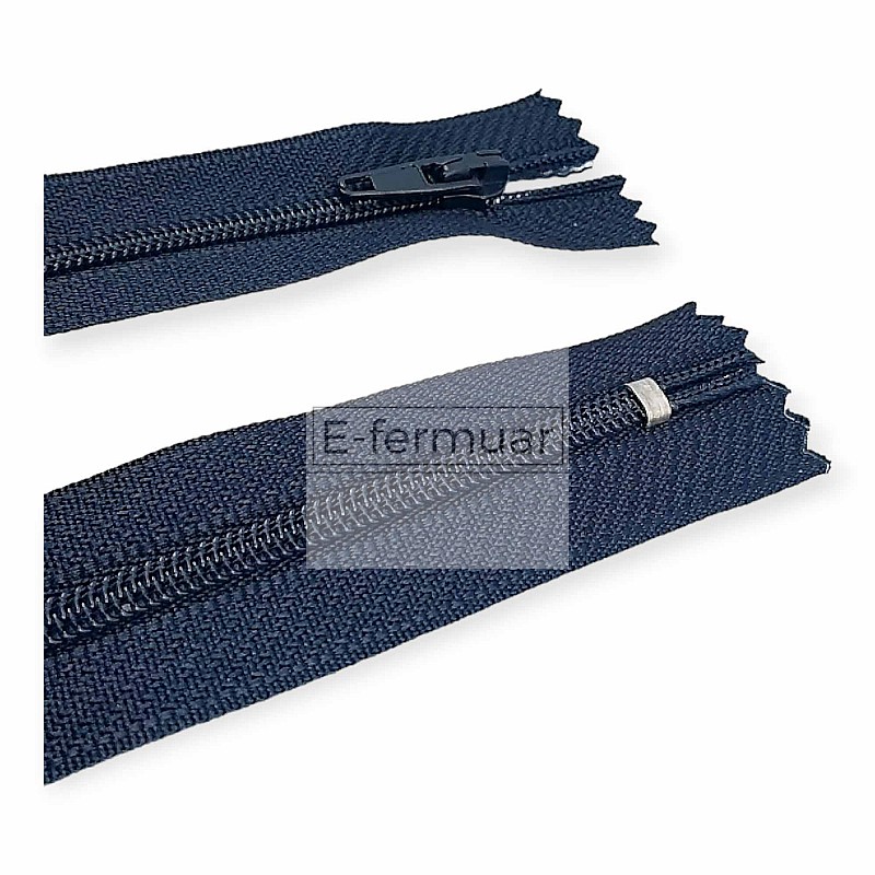 20 cm Trousers and Skirt #3 Dark Blue Nylon Zipper Closed End ZPS0020T5PROMO